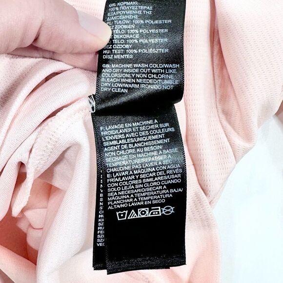 Northface blush pink tech fabric hooded shirt M - Picture 6 of 11